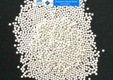 Zirconium blanc 4, 1,8 - 2.0mm de Sinterred 1,1 médias de silicate de zirconium de KN 