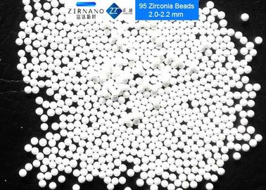 95 boules en céramique d'oxyde de zirconium, blanc perles d'oxyde de zirconium de 0,1 - de 0.2mm 