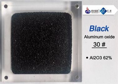 Dureté élevée de soufflage de médias d'alumine noire abrasive de Trigonalcrystalline