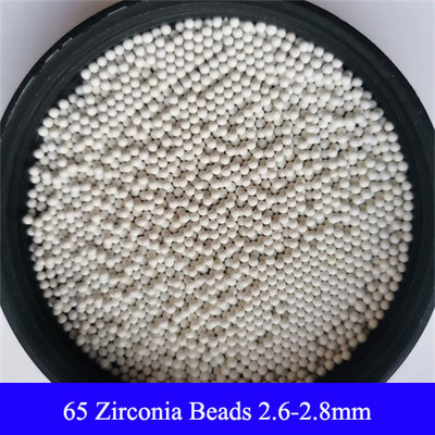 le silicate de zirconium de 1.6-1.8mm 2.6-2.8mm perle 65 que la zircone perle des médias de meulage