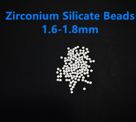 Le silicate de zirconium perle 1.6-1.8mm ZrO2 65% pour la peinture, revêtement, encre