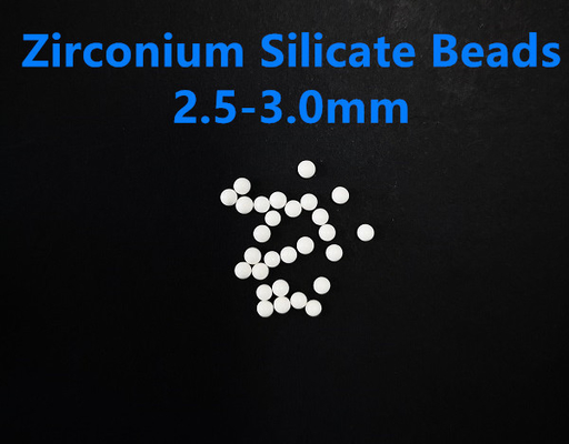 le silicate de zirconium de 2.5-3.0mm perle la dispersion de meulage de 65 de zircone pesticides de perles