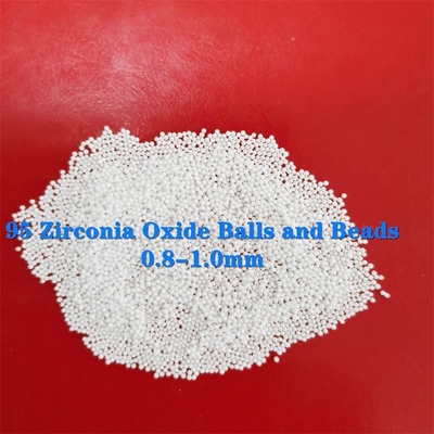 95 boules d'oxyde de zirconium de Yttria médias de meulage de moulin de 0,8 - de 1.0mm