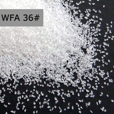 Le sable blanc du sable des médias F de souffle de l'oxyde d'aluminium Al2O3 99,3%/P métallisé/a enduit des abrasifs