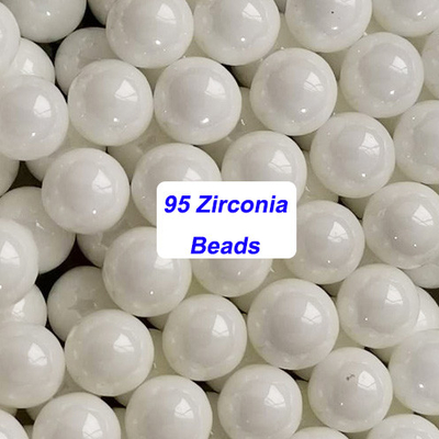 La zircone stabilisée par yttrium de TZP 95 perle des boules d'oxyde 0,6 - 0.8mm 0,9 - 1.1mm