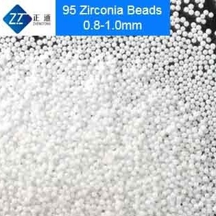 95 Perles de zirconium stabilisées à l'yttrium de 1,6 à 1,8 mm
