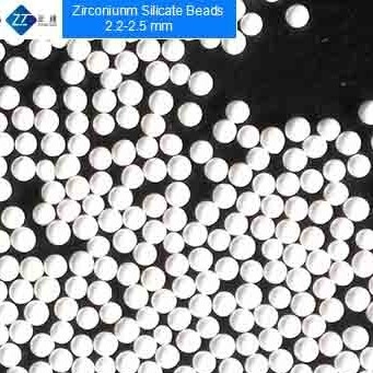 Boule à haute densité de silicate de zirconium, milieu de meulage d'industrie de la peinture/encre