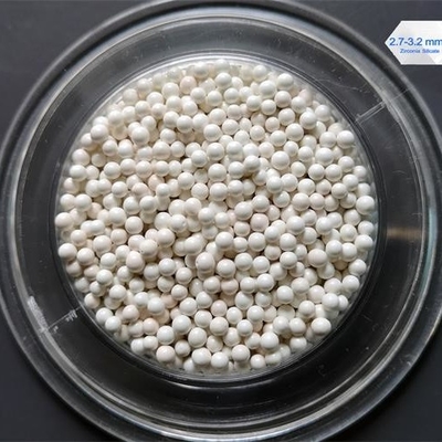 Le silicate de zirconium blanc laiteux perle les minerais/minerais extérieurs durables de médias rectifiant la dispersion