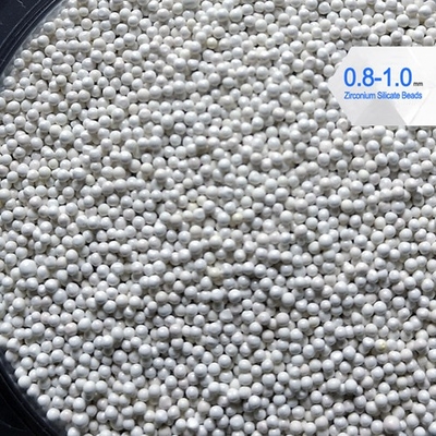 Le silicate de zirconium de HT 900 perle la densité 4g/cm3 de 0.8-1.0mm pour le meulage d'encre d'imprimerie