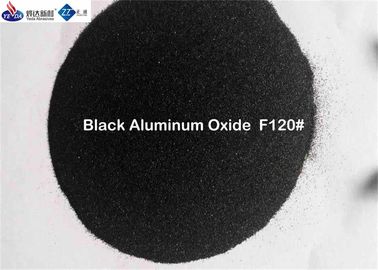 Sable moyen F12 - F240 d'oxyde d'aluminium de noir de dureté pour le polonais de l'acier inoxydable