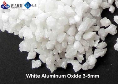 Alumine blanche fondue par écurie thermique, 3 - 5 millimètres d'oxyde d'aluminium abrasif