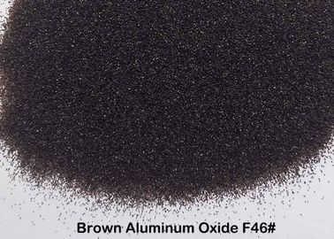 Médias de soufflage de haute résistance de compression de poussière abrasive d'oxyde d'aluminium de Brown de préparation de la surface