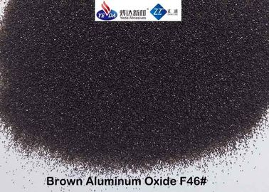 Dureté F46 élevée abrasive recyclable d'oxyde d'aluminium de corindon artificiel pour le nettoyage extérieur