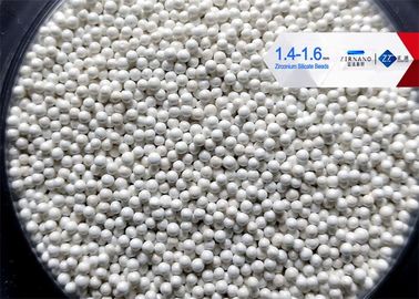 densité de la masse de perles de silicate de zirconium du blanc 65 de taille de 1.4-1.6mm 4 g/cm3 pour la peinture/revêtements