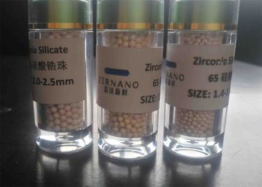 65 perles de silicate de zirconium rectifiant des médias pour les minerais métalliques et non métalliques