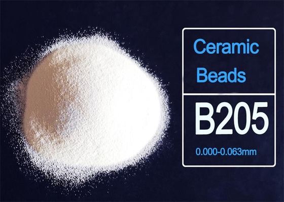Sable de soufflage de zircone de médias de perle en céramique de B205 B400 pour les pièces métalliques