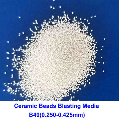 Zirnano 62-66% matériaux de soufflage de soufflage de médias de perle en céramique pour l'alliage de magnésium