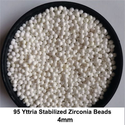 La zircone 95 stabilisée par yttrium perle la boue 2.0-2.2mm de grande viscosité de meulage des médias 1.8-2.0mm