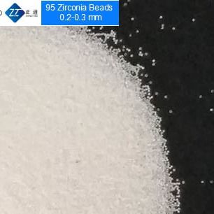 Pharmaceutical Dispersion Zirconia Milling Media 9 Mohs Hardness 210GPa Elasticity