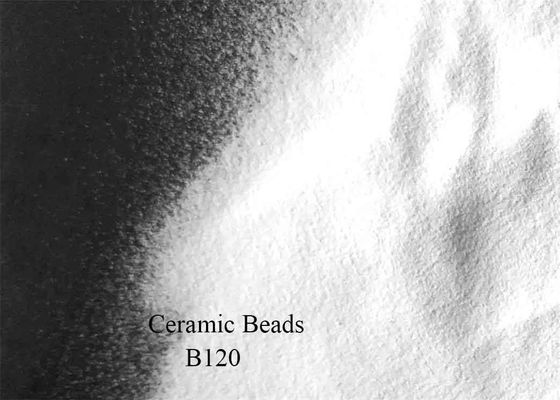 White Clean Ceramic Shot Peening  B120 Zirconia Beads For Automotive Components