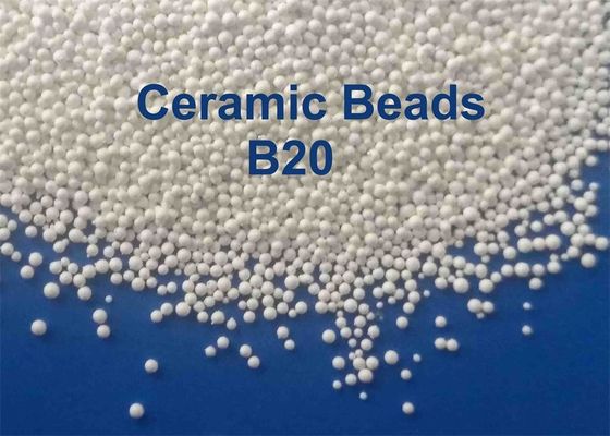 High Hardness Zirconia Ceramic  Blasting Media ZrO2 60 - 66% B20,B60,B120,B205 Surface Pretreatment Material