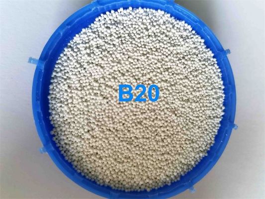 Zirconium Silicate Beads Ceramic Blasting Media B120 63-125μM For Metal Surface Finish