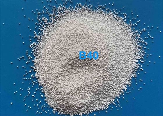 Zirnano 62-66% Media Blasting Materials White Color For Magnesium Alloy