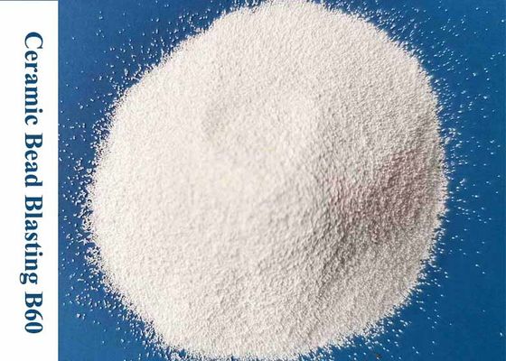 Microblast Ceramic Bead Blasting Media B60 150-300μm B120 63-125μm For Metal Finish