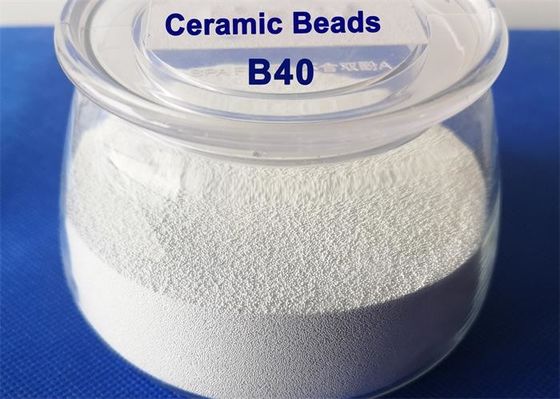 B40 Ceramic Beads Blasting Media For Turbo Diesel Surface Treatment