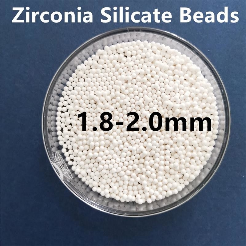 95 Perles de zirconium stabilisées à l'yttrium de 1,6 à 1,8 mm
