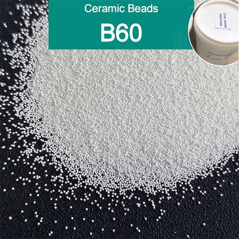 Densité en vrac 2,3 g/cm3 Le soufflage des perles de céramique pour le soufflage rapide et le sable de surface métallique