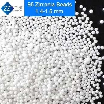 95 Perles de zirconium stabilisées à l'yttrium de 1,6 à 1,8 mm