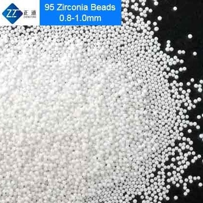 95 médias de meulage de zircone stabilisés par Yttria taille de 0,8 - de 1.0mm pour la dispersion de colorant