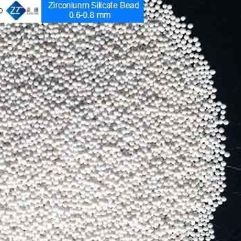 Perles de silicate de zirconium de dur 0,6 - 0,8 millimètres pour la bonne fluidité de colorant/colorant