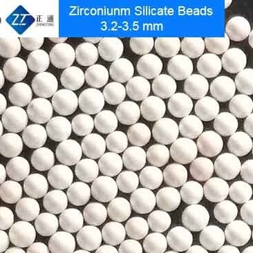 2.2 - 2.5mm 65 boules d'oxyde de zirconium, médias de fraisage de zircone de 0,6 - de 0.8mm