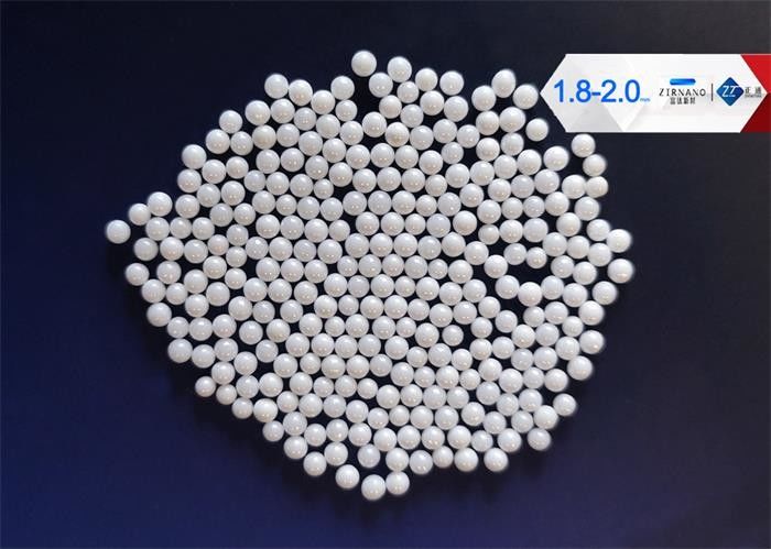 Le yttrium de meulage de médias de boue de grande viscosité a stabilisé la densité de meulage 6.0g/Cm3 de perles de médias de zircone