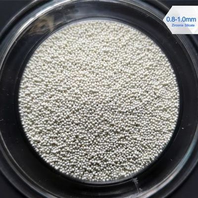 Le silicate de zirconium aggloméré perle la densité de la masse de pureté de ZrO2 65% 4,0 G/Cm3