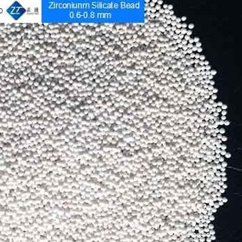 Perles de silicate de zirconium de dur 0,6 - 0,8 millimètres pour la bonne fluidité de colorant/colorant